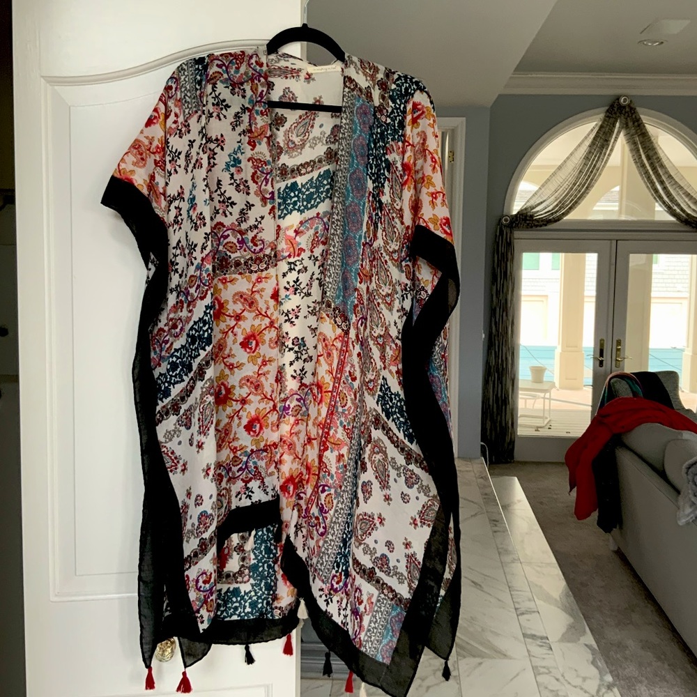 Free People Strange Magic Patchwork Kimono